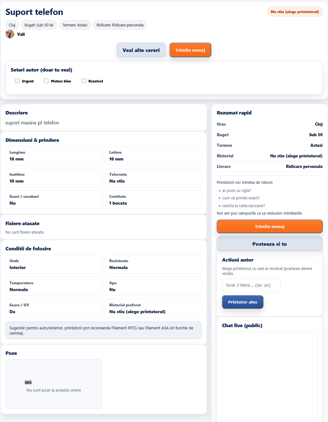 Layer lines printare 3D FDM